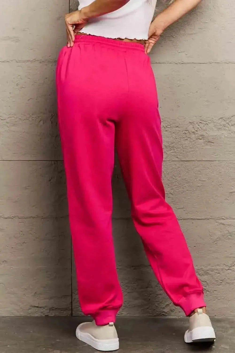 Simply Love Simply Love Full Size Drawstring DAY YOU DESERVE Graphic Long Sweatpants - Bad Moms Club