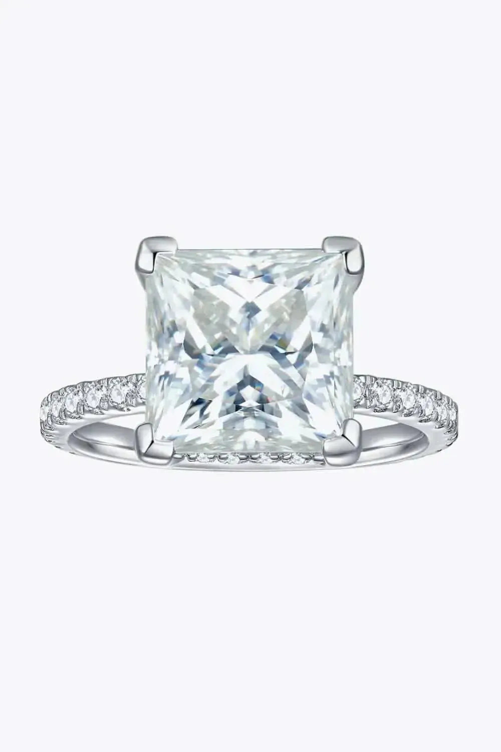 5.52 Carat Moissanite Side Stone Ring - Bad Moms Club
