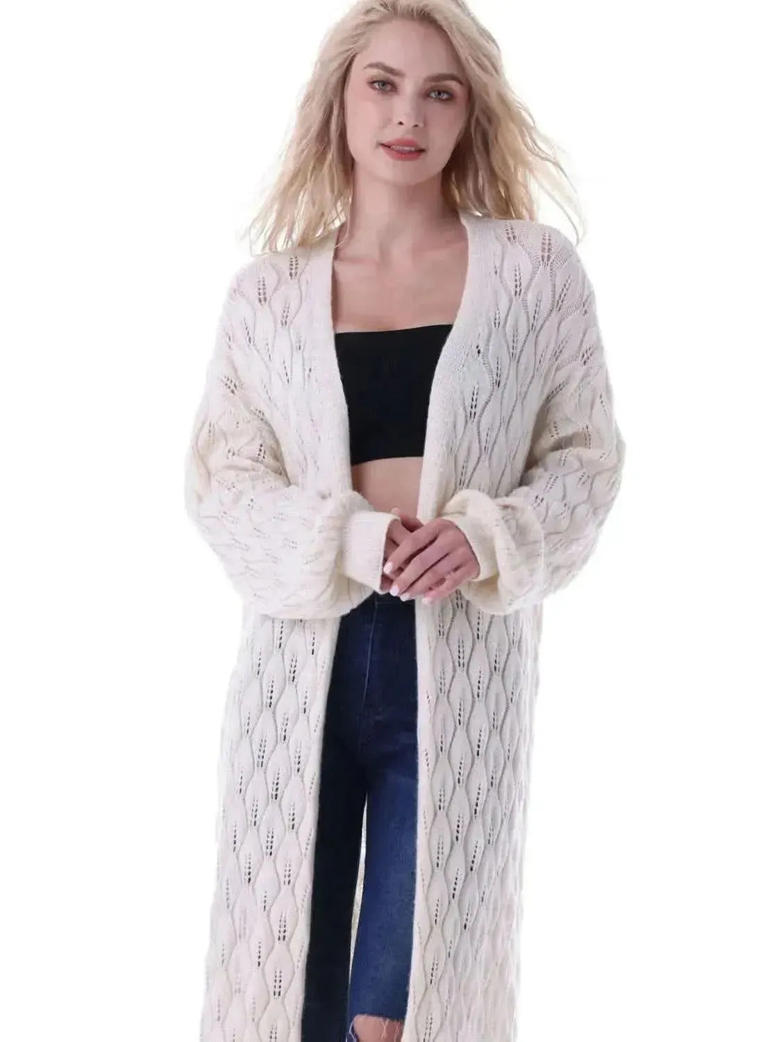 Open Front Longline Cardigan - Bad Moms Club