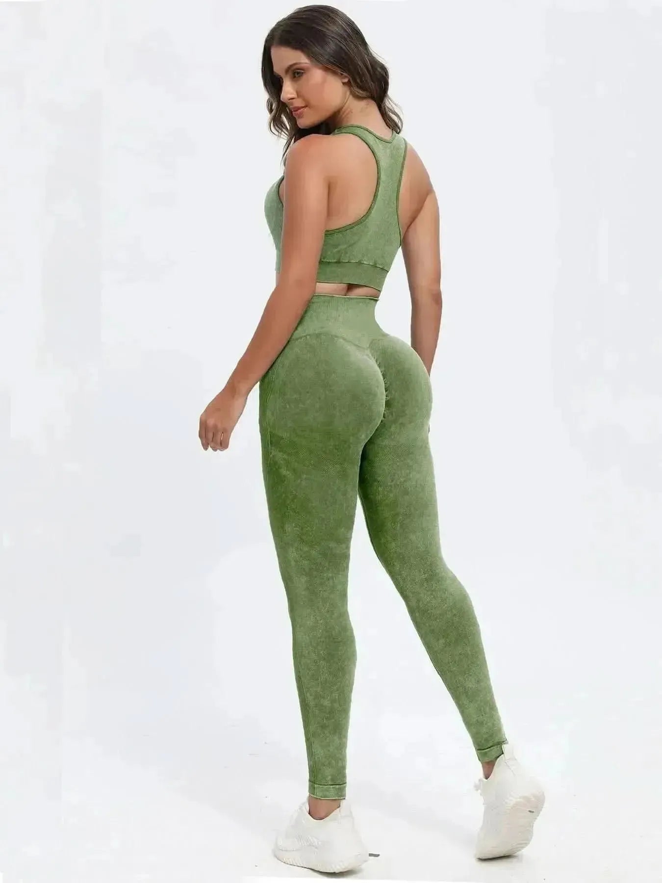 Scoop Neck Wide Strap Top and Pants Active Set - Bad Moms Club