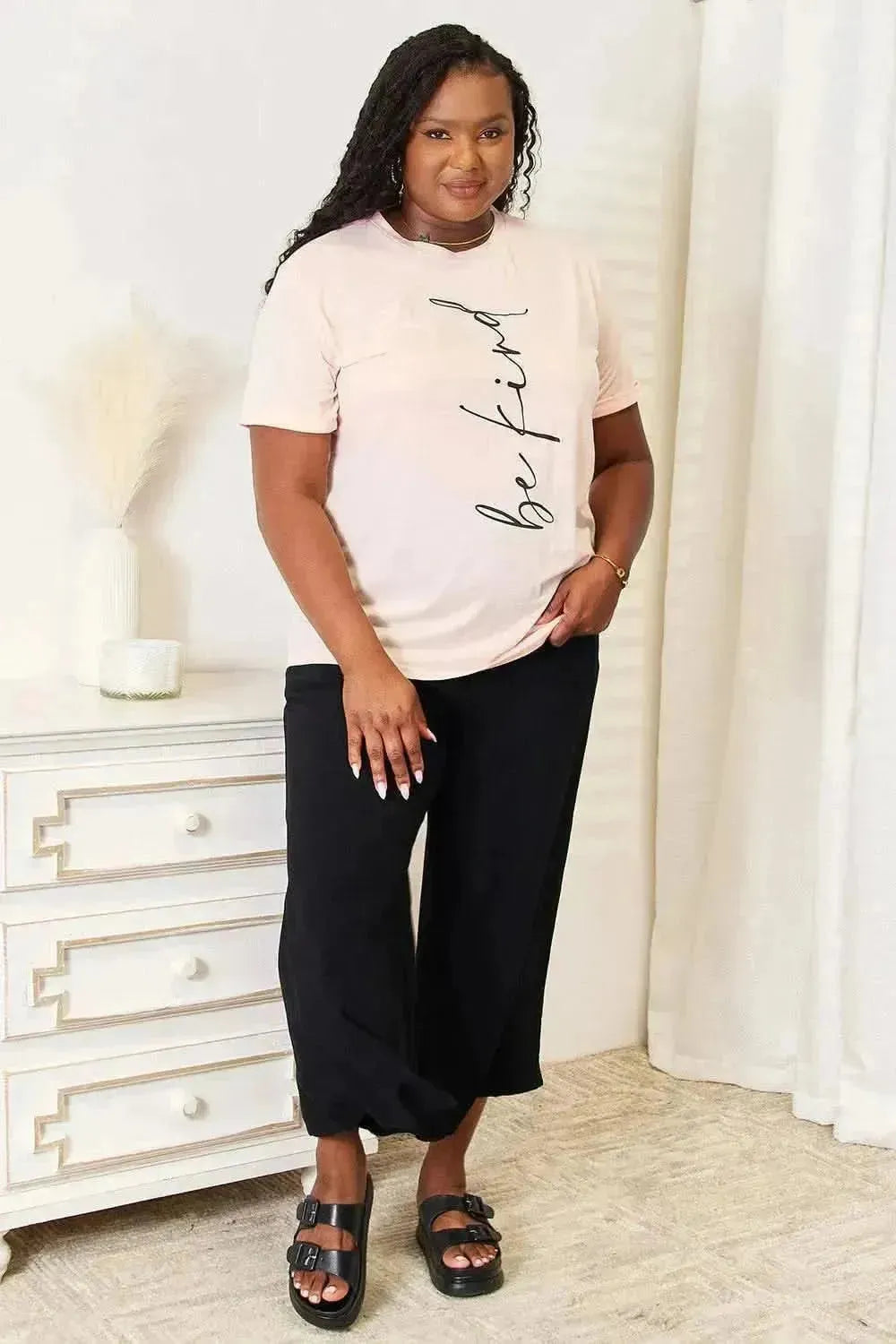 Simply Love BE KIND Graphic Round Neck T-Shirt - Bad Moms Club