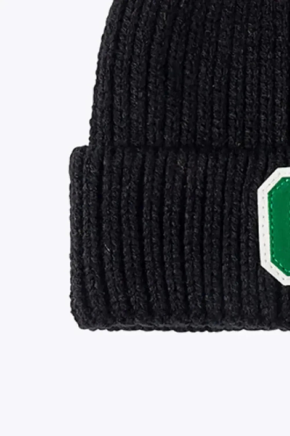 Letter C Patch Cuffed Beanie - Bad Moms Club