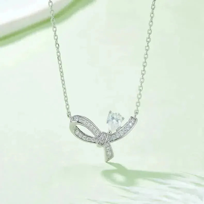 Moissanite 925 Sterling Silver Necklace - Bad Moms Club