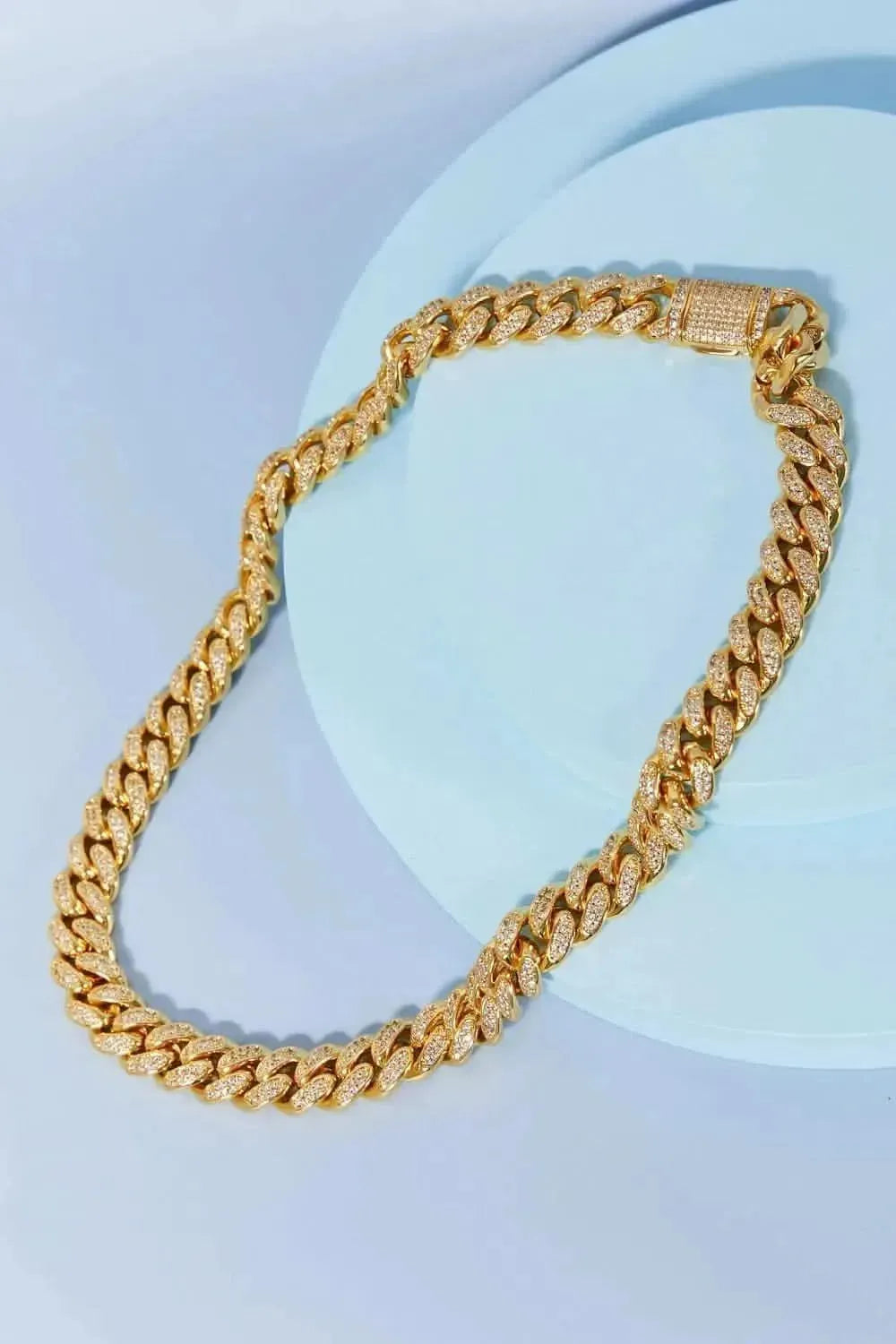 Brass Curb Chain Necklace - Bad Moms Club