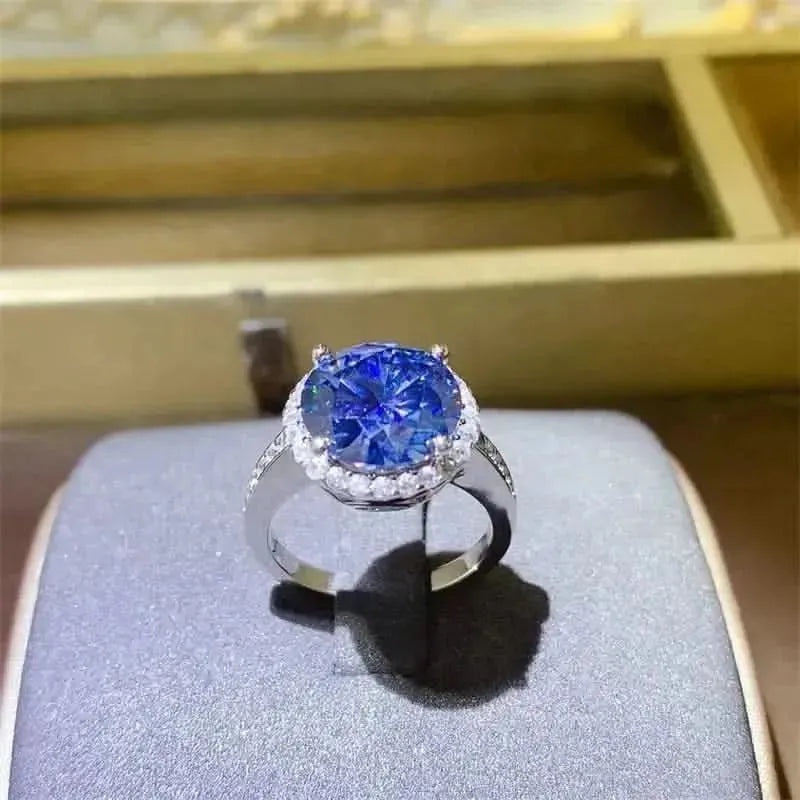 5 Carat Moissanite 925 Sterling Silver Ring - Bad Moms Club