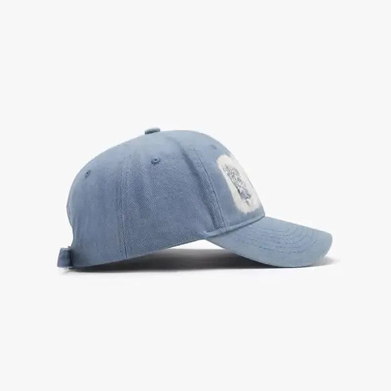 Distressed Cotton Baseball Cap - Bad Moms Club