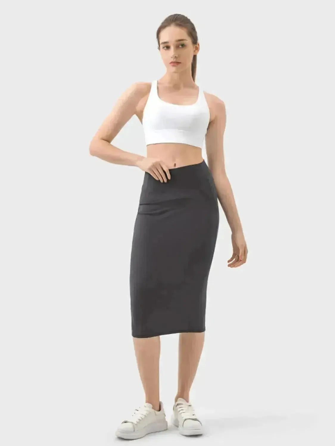 Slit Wrap Active Skirt - Bad Moms Club