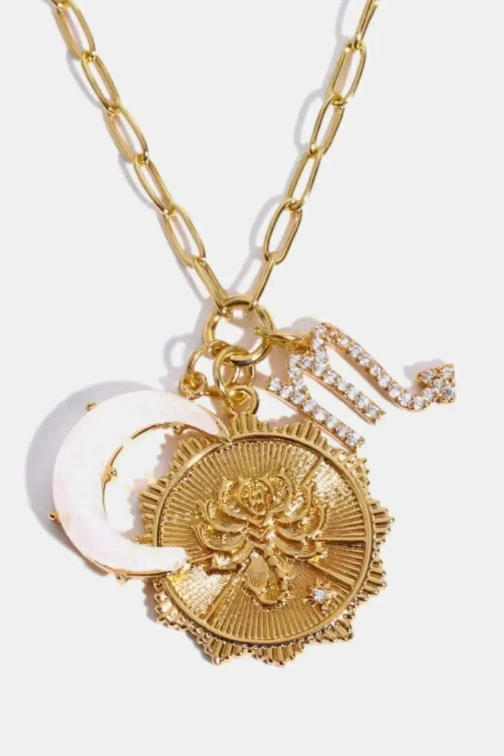 Constellation and Moon Pendant Copper Necklace - Bad Moms Club