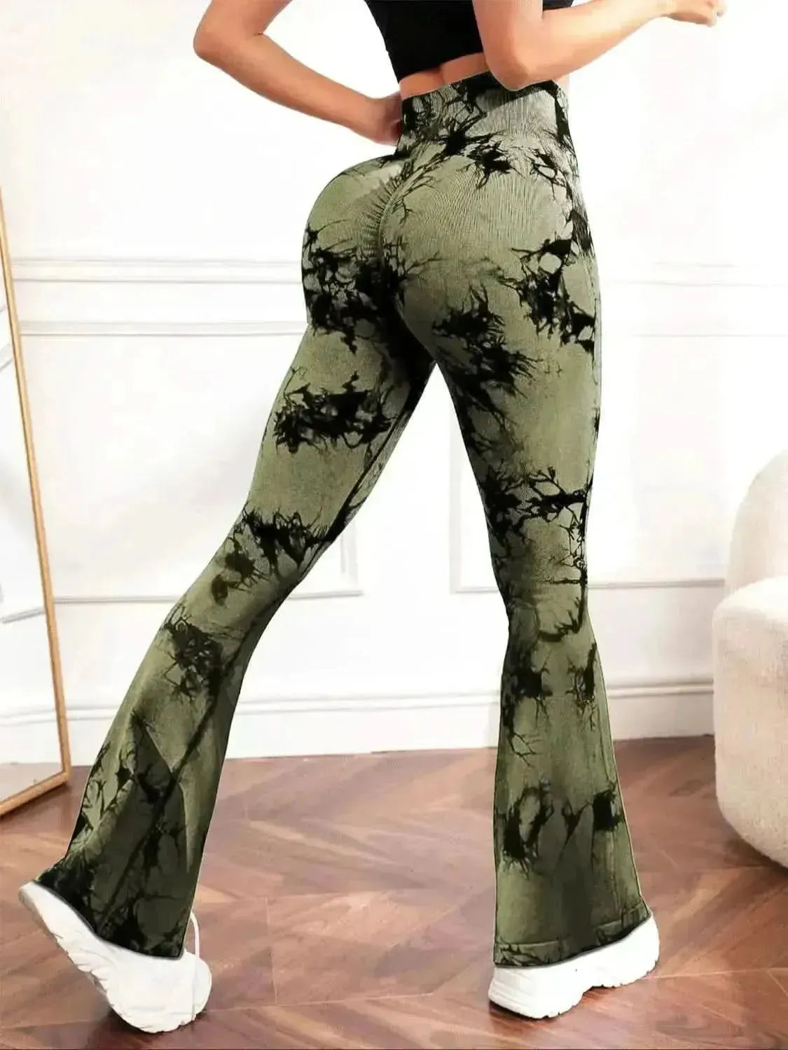 Tie-Dye High Waist Active Leggings - Bad Moms Club