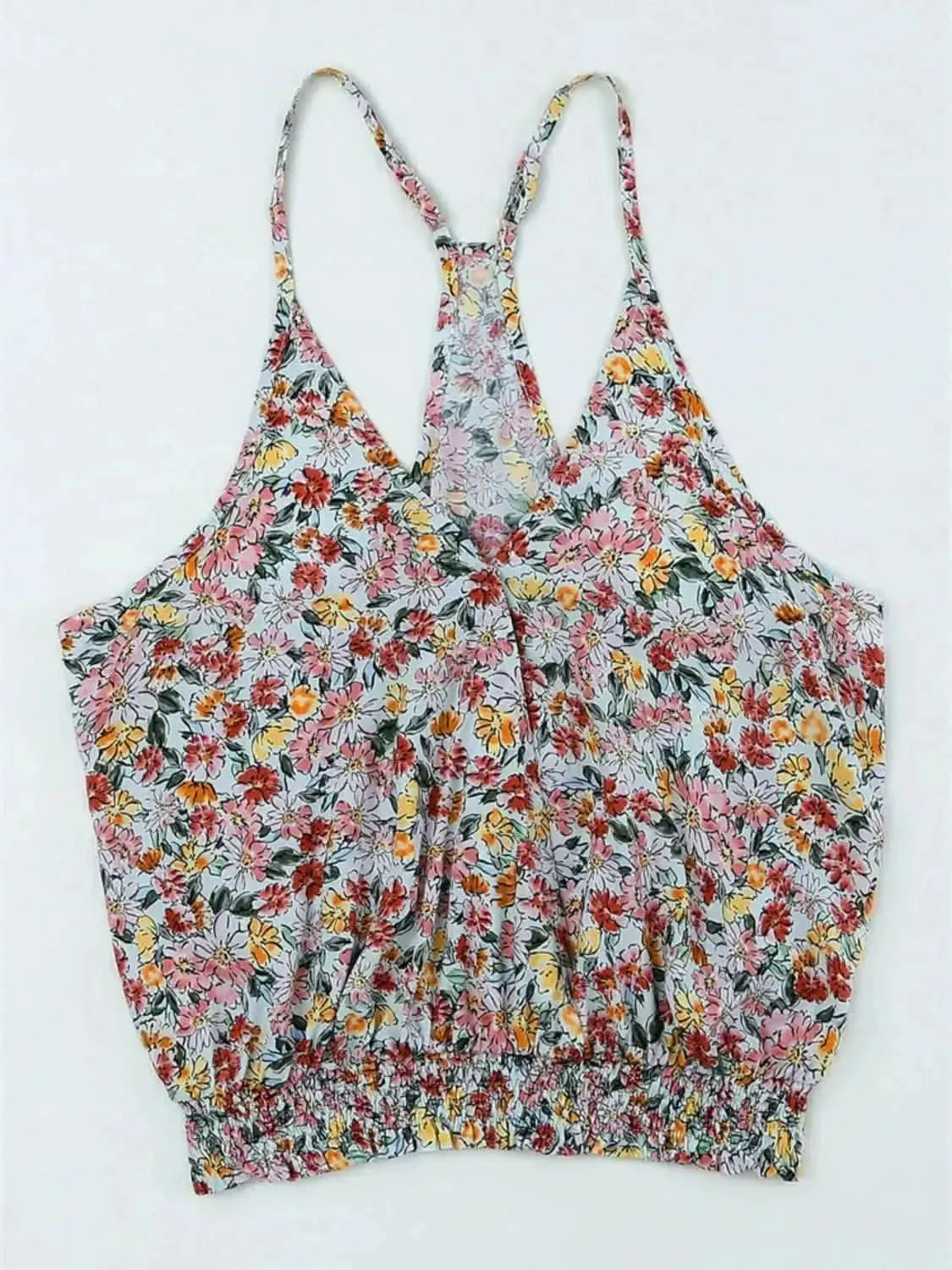 Floral Surplice Cami - Bad Moms Club