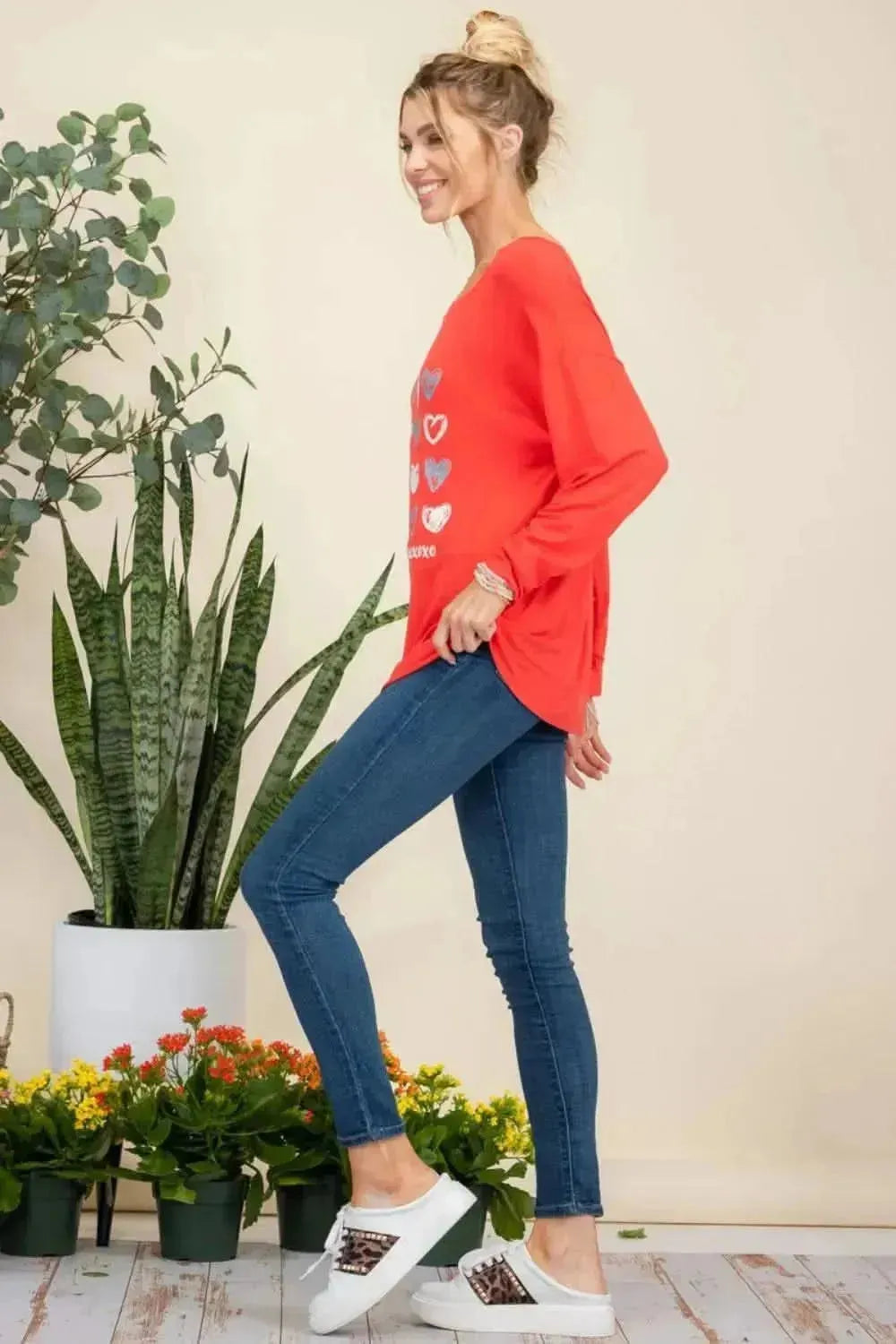 Celeste Full Size Heart Graphic Long Sleeve T-Shirt - Bad Moms Club