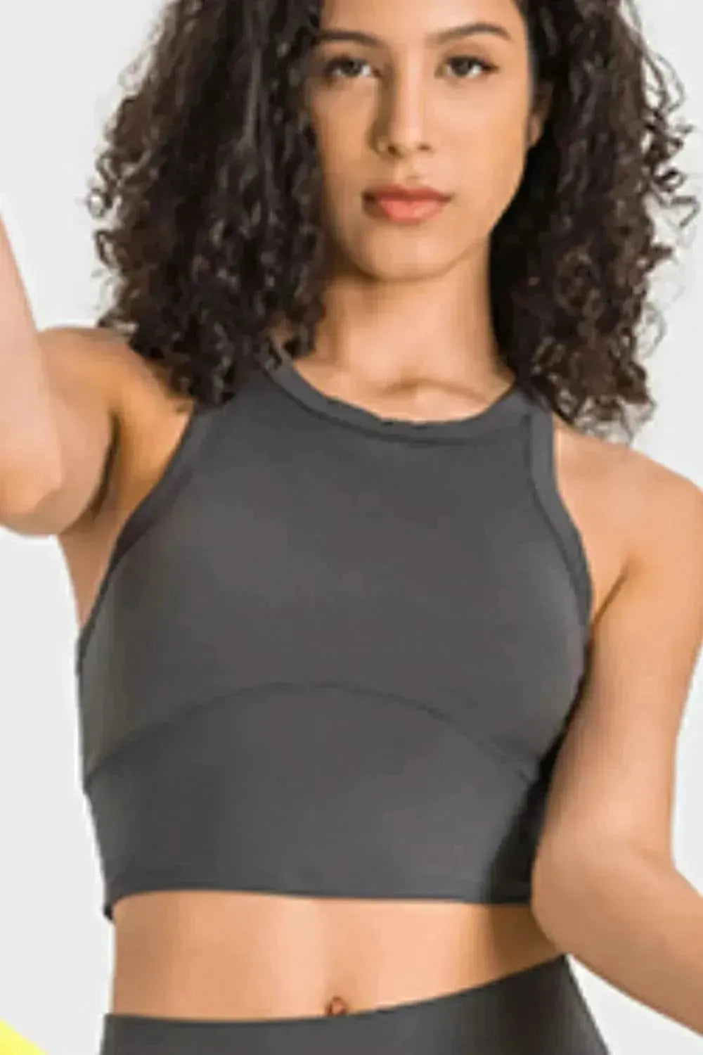 Racerback Cropped Sports Tank - Bad Moms Club