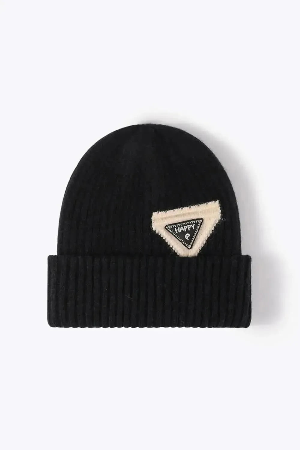 HAPPY Contrast Beanie - Bad Moms Club