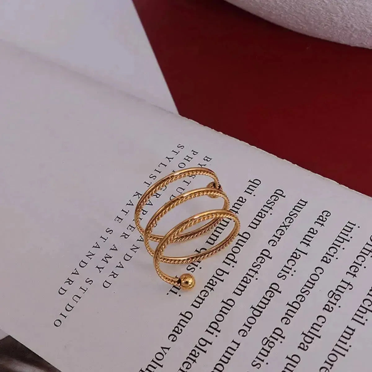 Titanium Steel Wrap Ring - Bad Moms Club