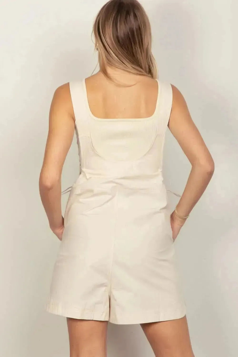 VERY J Adjustable Waist Suspender Overalls with Pockets - Bad Moms Club