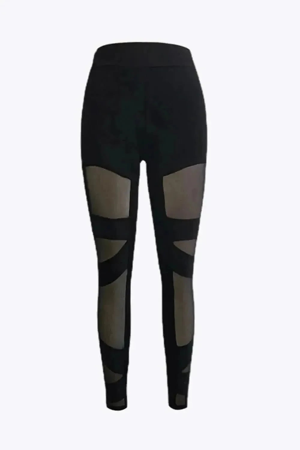 Spliced Mesh Leggings - Bad Moms Club