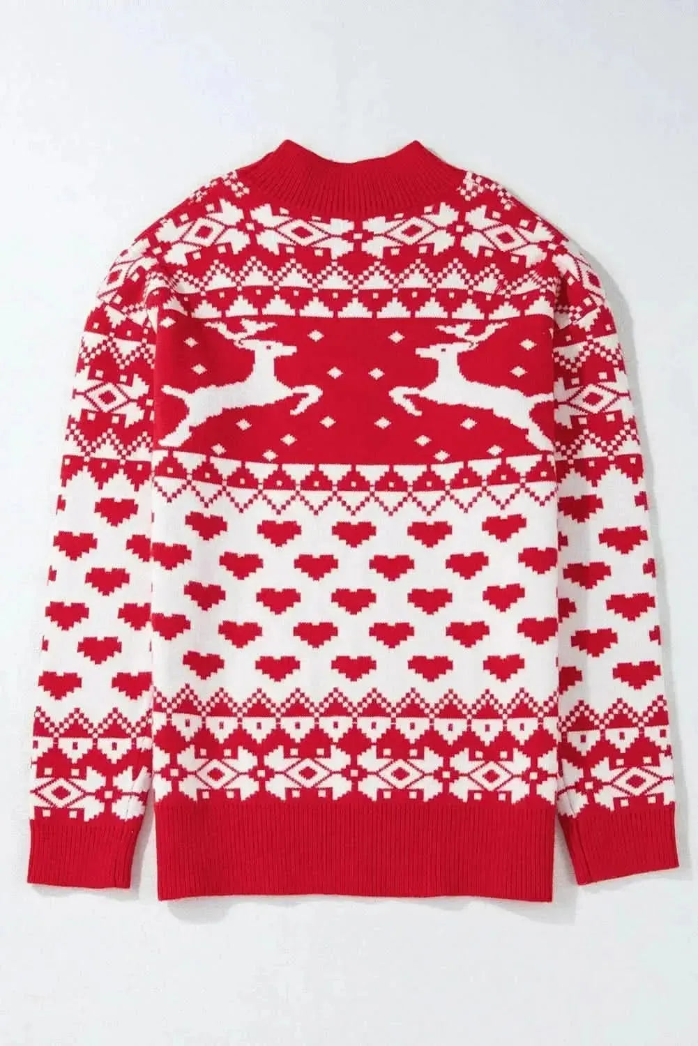 Christmas Element Turtleneck Long Sleeve Sweater - Bad Moms Club