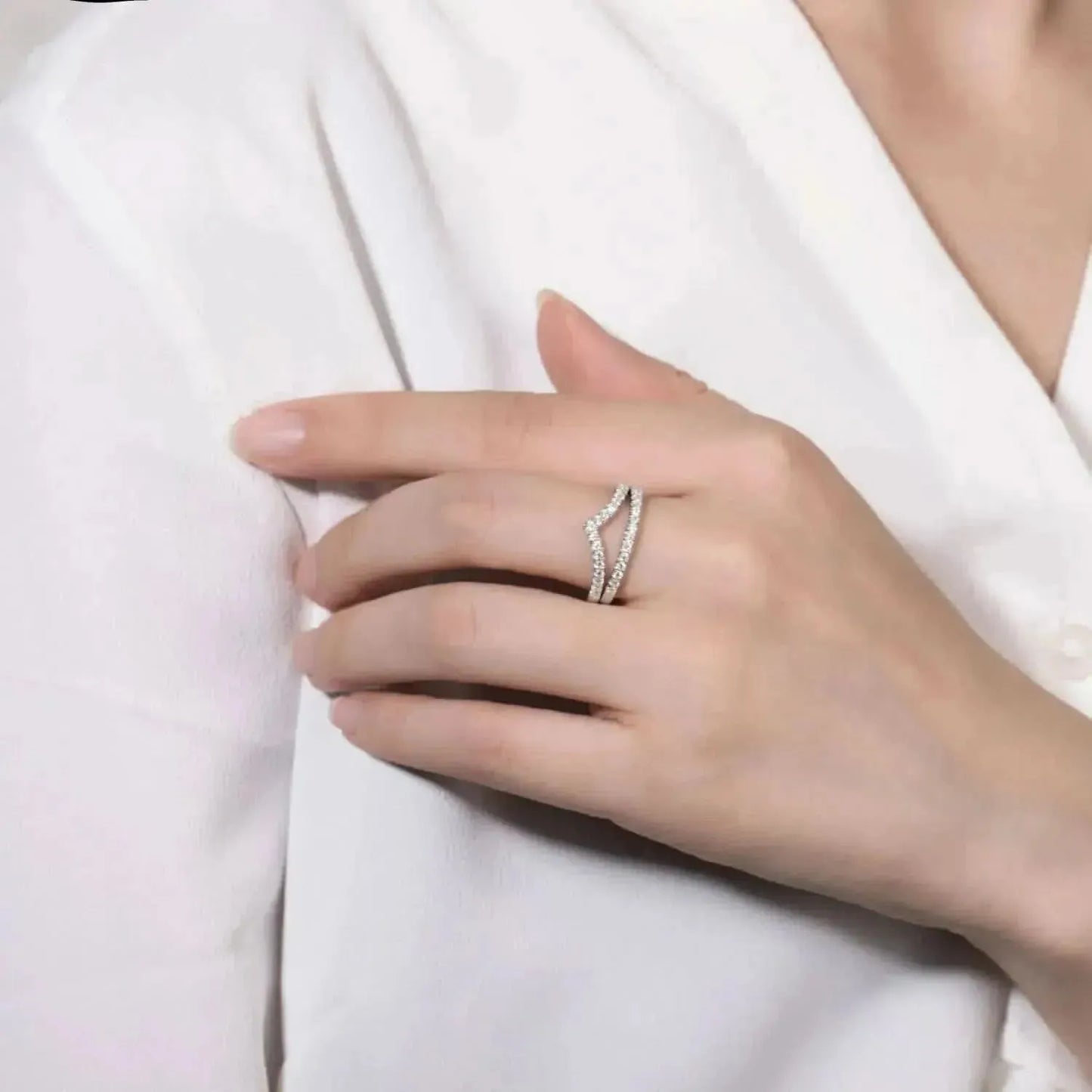 Moissanite 925 Sterling Silver Ring - Bad Moms Club