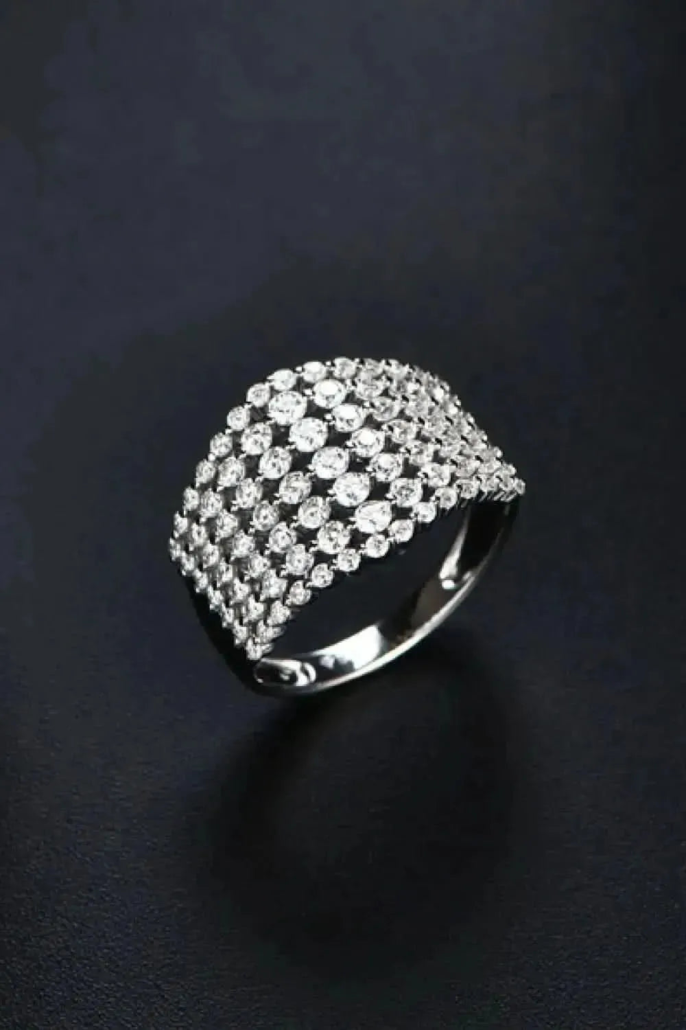 1.21 Carat Moissanite 925 Sterling Silver Ring - Bad Moms Club