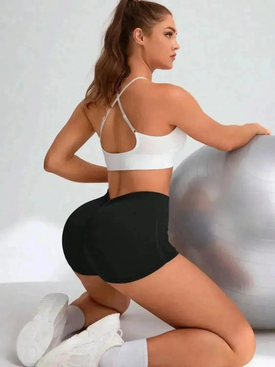 Elastic Waist Active Shorts - Bad Moms Club