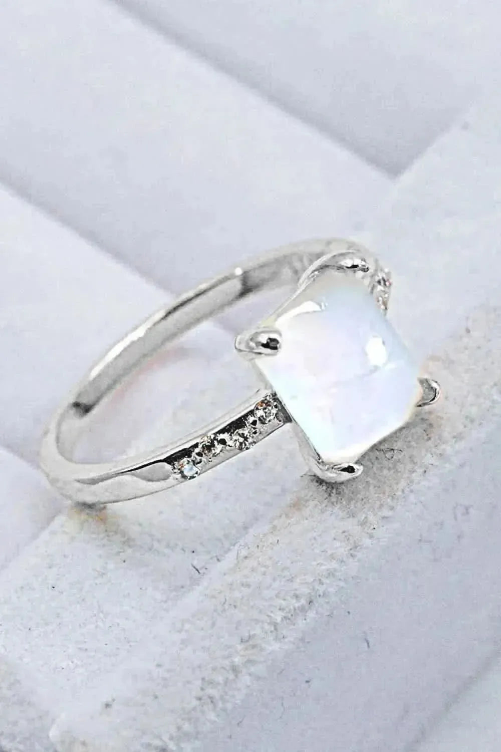 Square Moonstone Ring - Bad Moms Club