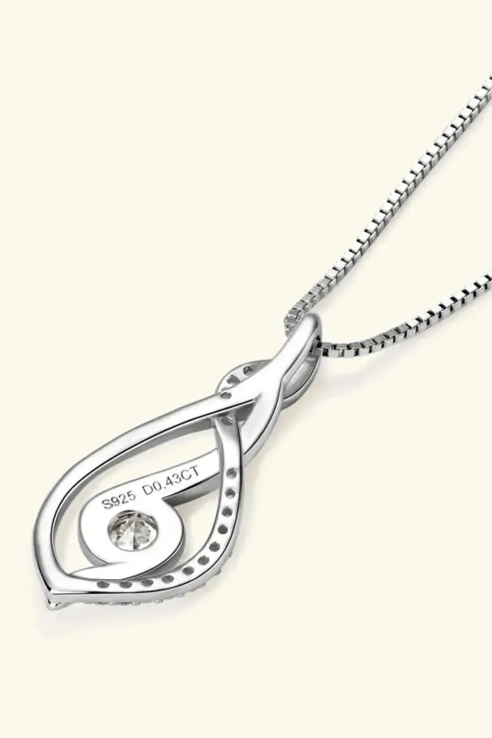 Moissanite 925 Sterling Silver Necklace - Bad Moms Club