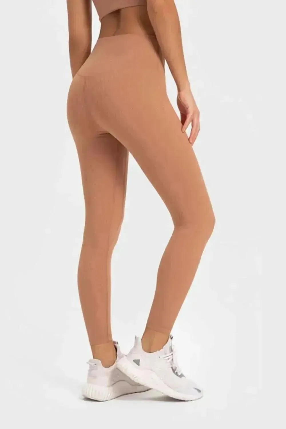 Highly Stretchy Wide Waistband Yoga Leggings - Bad Moms Club