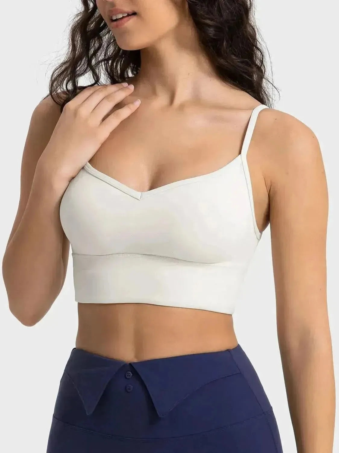 Spaghetti Strap Sport Bra - Bad Moms Club