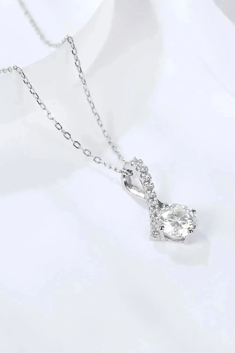 Special Occasion 1 Carat Moissanite Pendant Necklace - Bad Moms Club