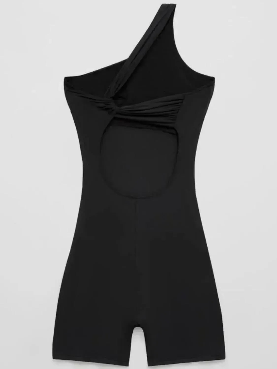 Single Shoulder Active Romper - Bad Moms Club