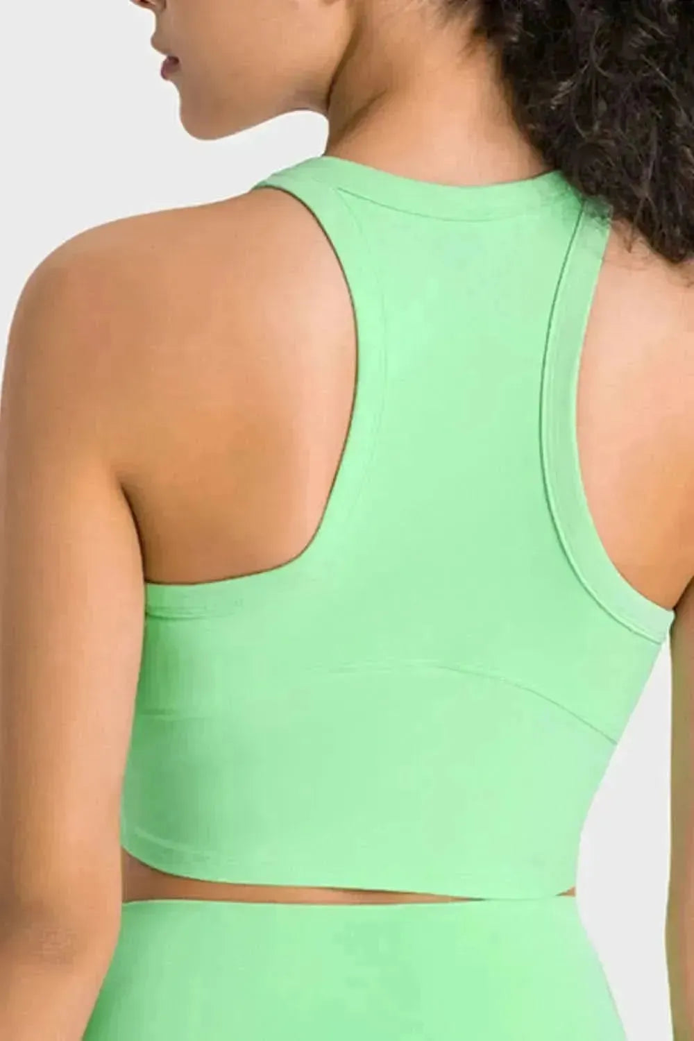 Racerback Cropped Sports Tank - Bad Moms Club
