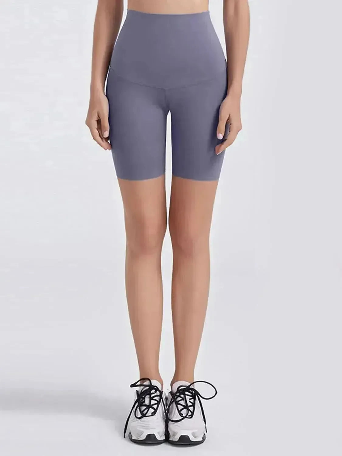 Wide Waistband Sports Shorts - Bad Moms Club