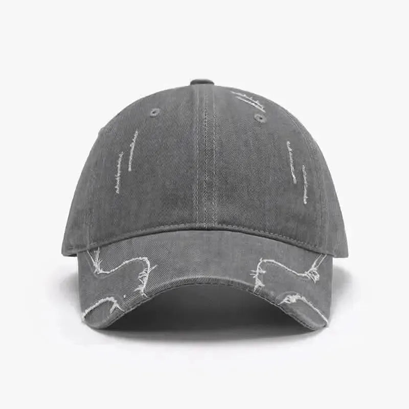 Raw Hem Adjustable Cap - Bad Moms Club