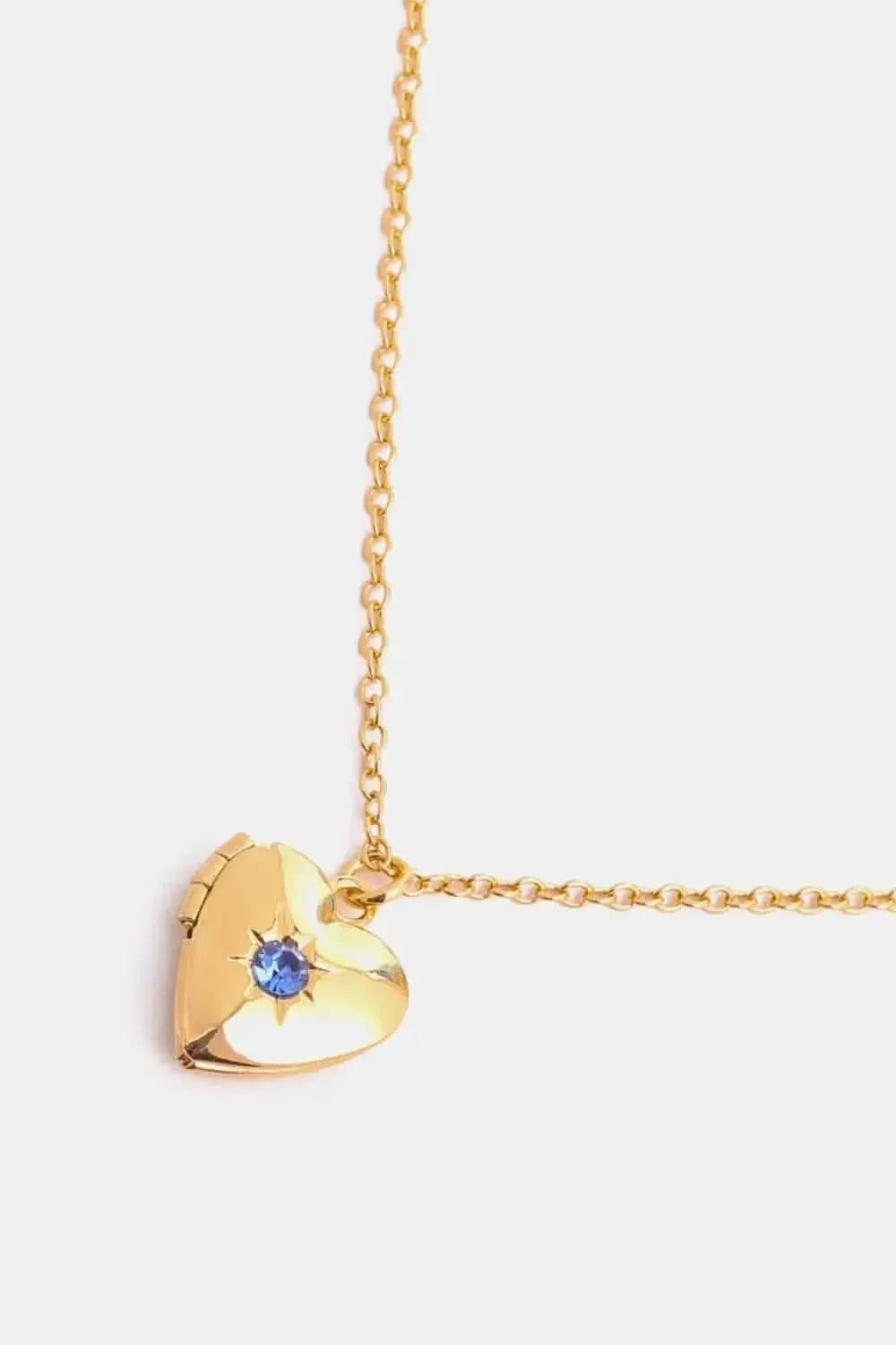 Zircon Heart Shape 14K Gold-Plated Pendant Necklace - Bad Moms Club