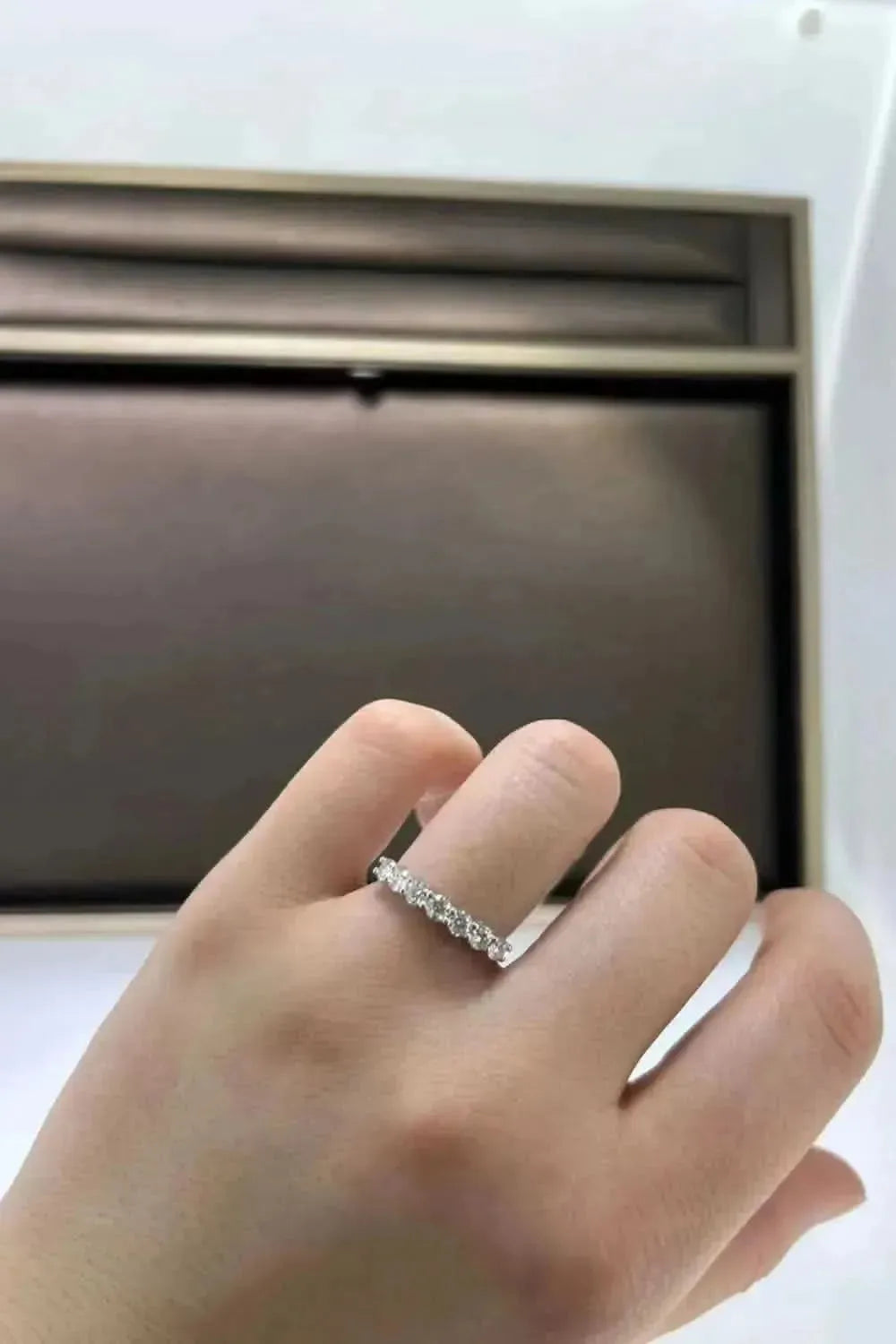 Presented To You 925 Sterling Silver Moissanite Ring - Bad Moms Club
