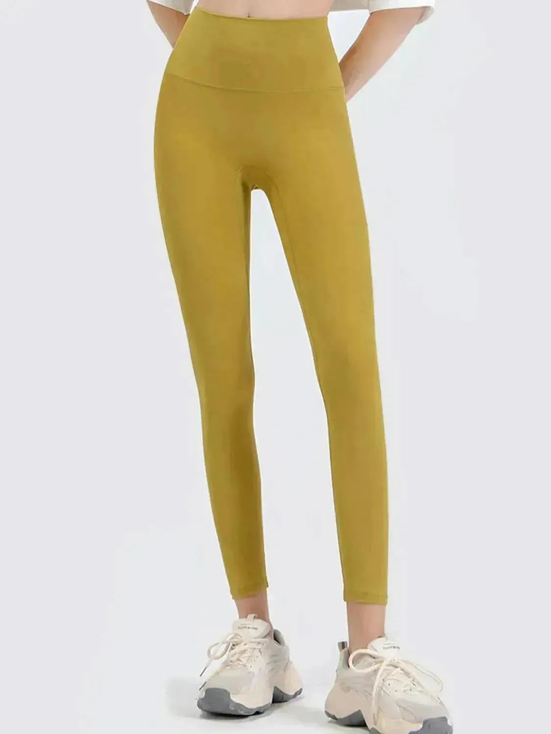 Wide Waistband Sports Leggings - Bad Moms Club