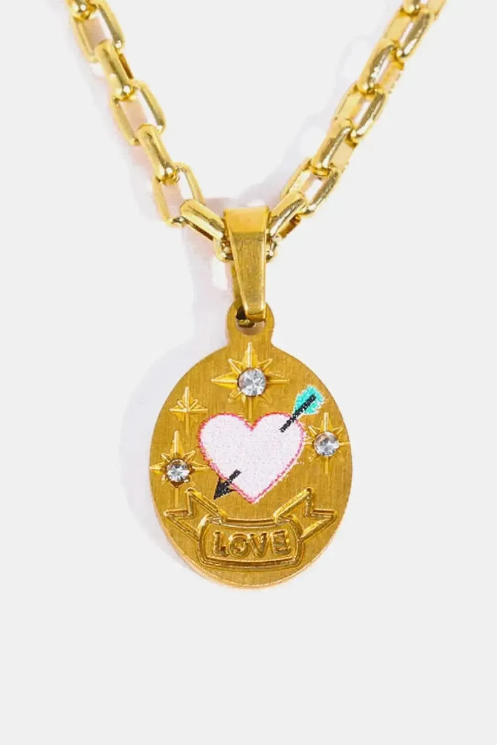 Stainless Steel 18K Gold-Plated Necklace - Bad Moms Club