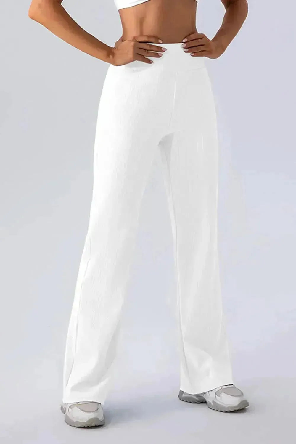 High Waist Straight Active Pants - Bad Moms Club