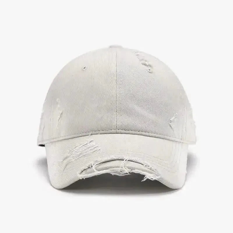 Distressed Adjustable Cotton Hat - Bad Moms Club
