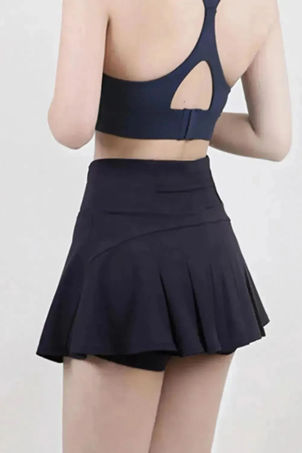 High Waist Pleated Active Skirt - Bad Moms Club