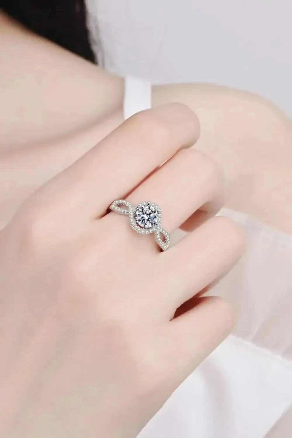 Feel The Joy 925 Sterling Silver Moissanite Ring - Bad Moms Club