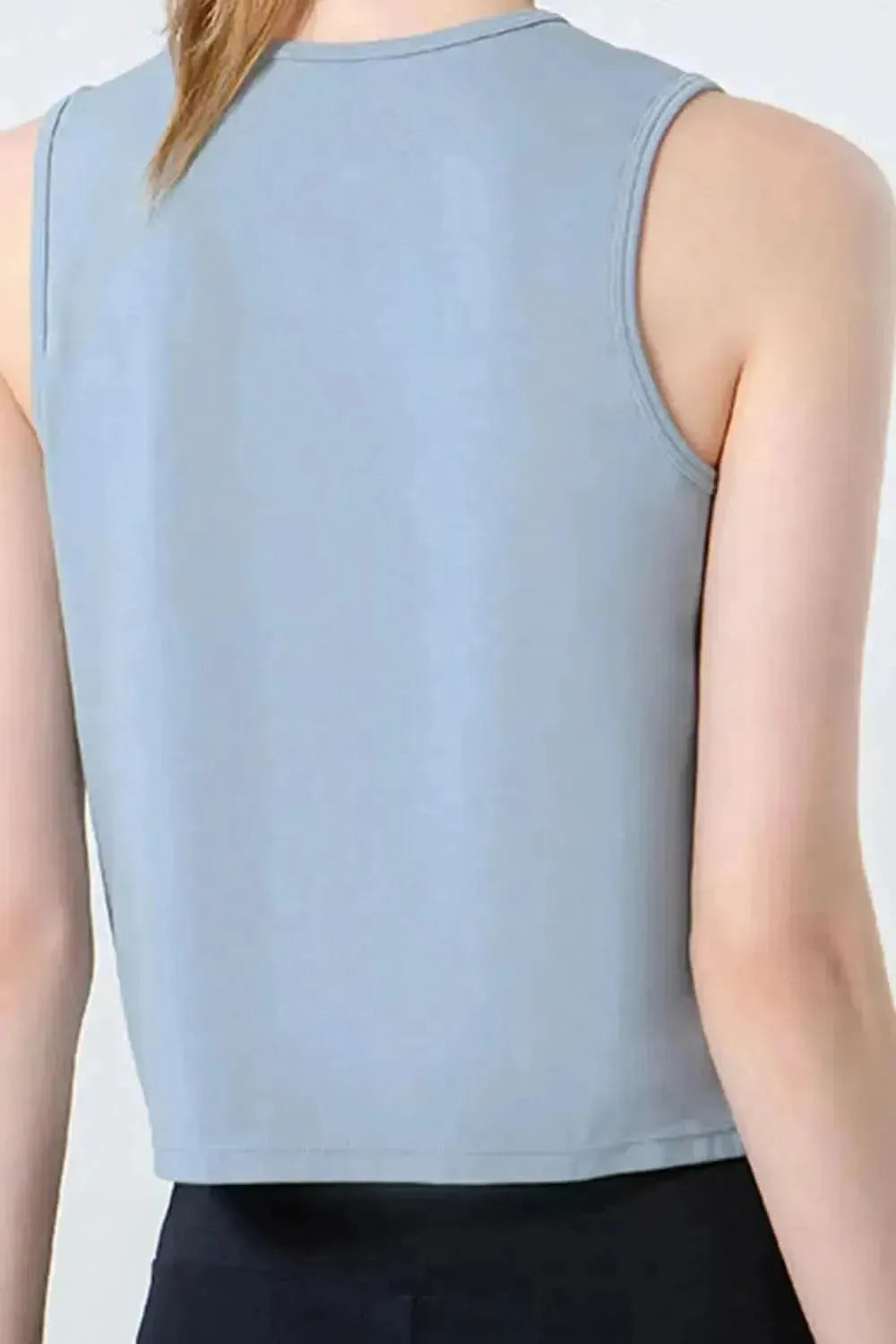 Round Neck Active Tank - Bad Moms Club