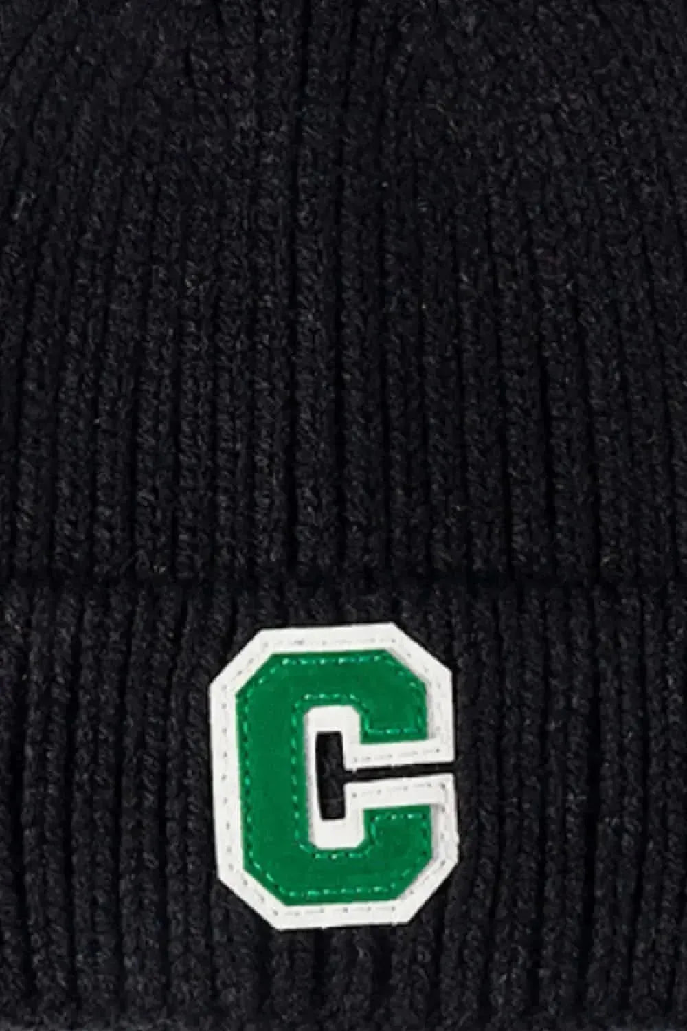 Letter C Patch Cuffed Beanie - Bad Moms Club