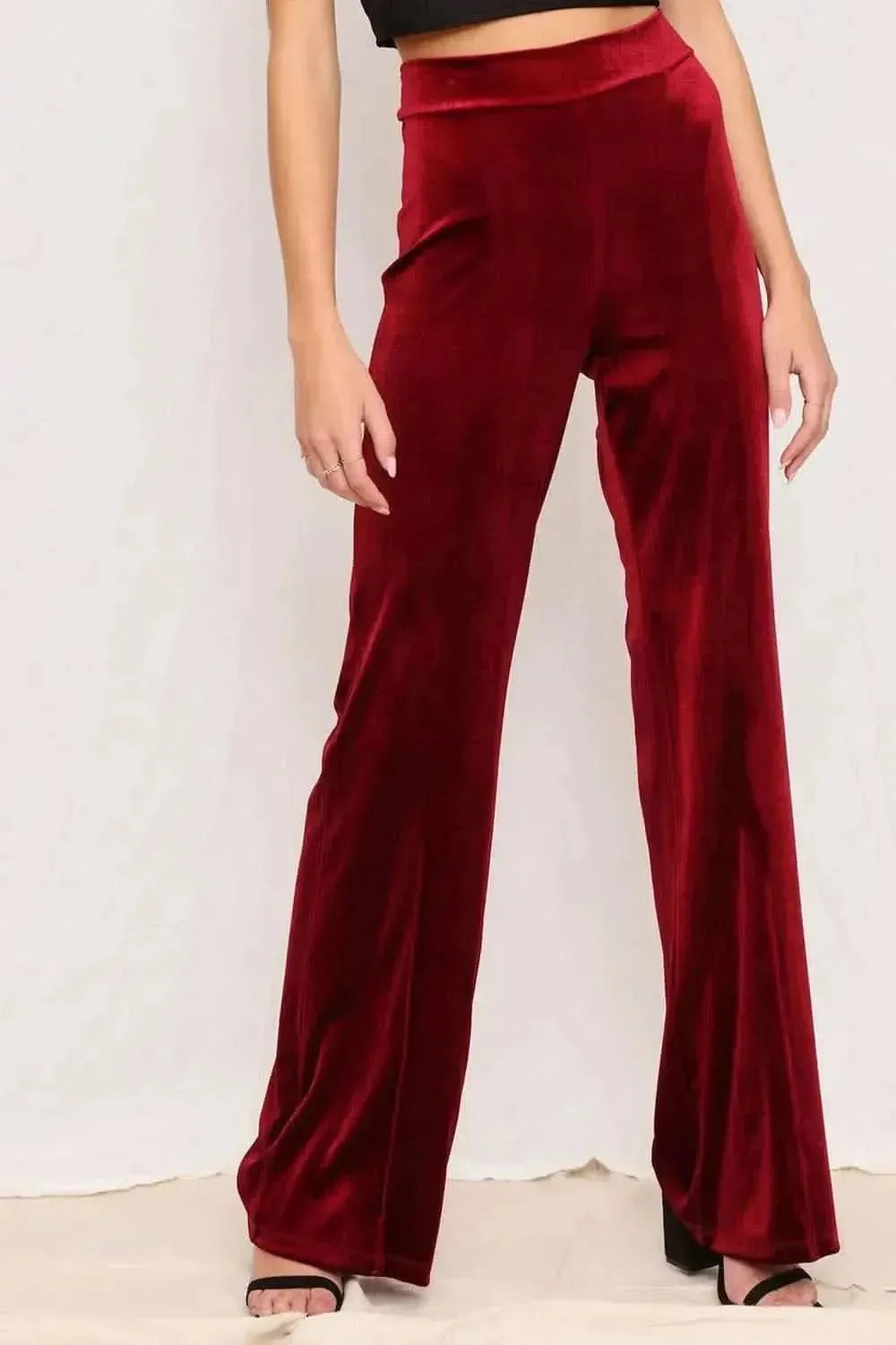 Full Size High Waist Pants - Bad Moms Club