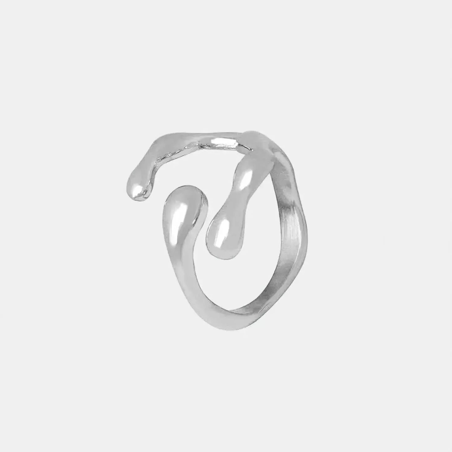 18K Gold-Plated Irregular Open Ring - Bad Moms Club