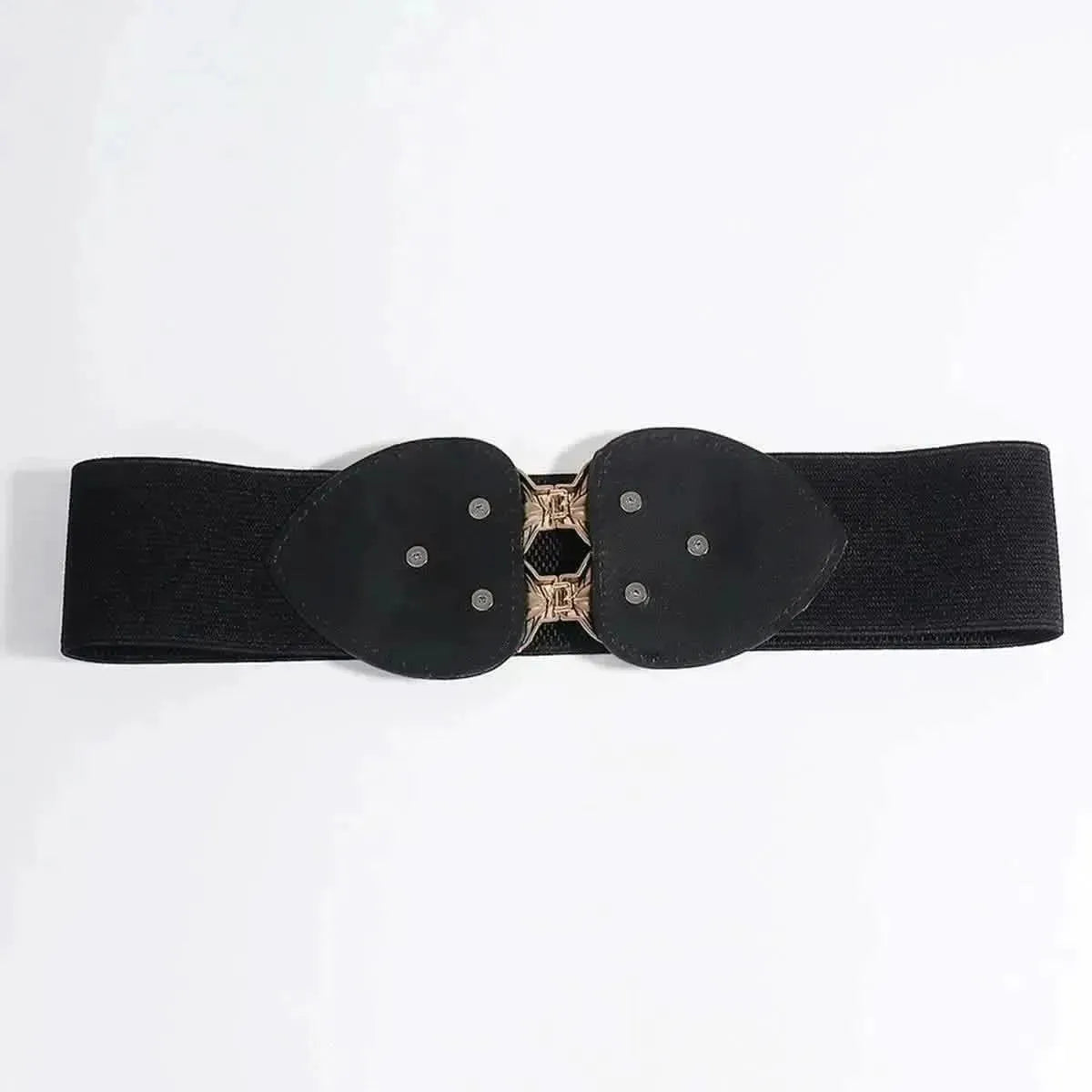 Alloy Leaf Buckle Elastic Belt - Bad Moms Club
