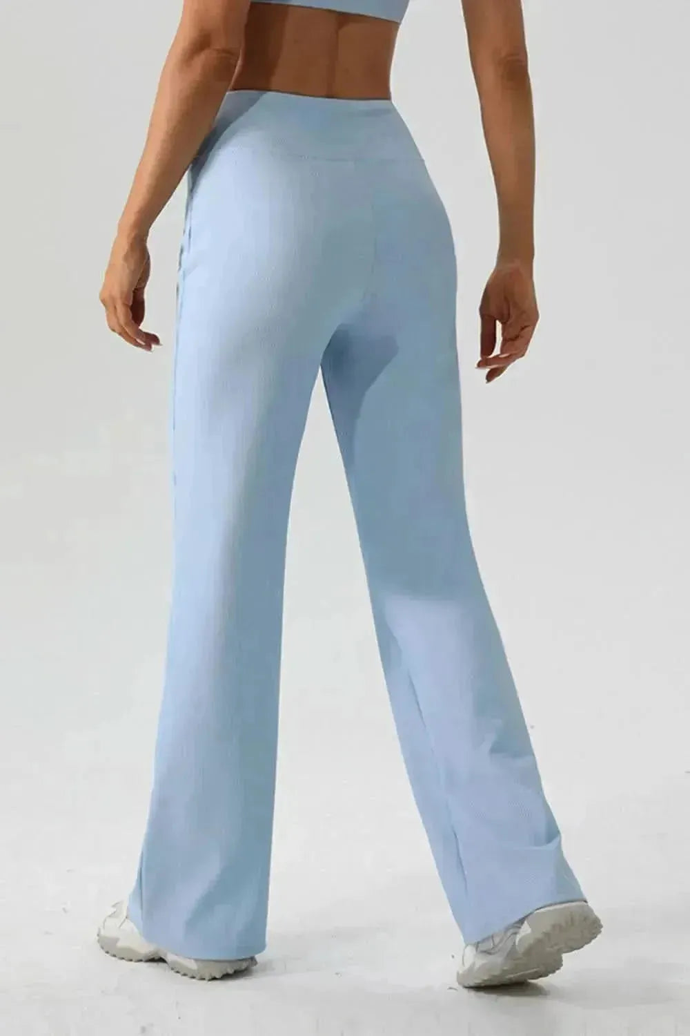 High Waist Straight Active Pants - Bad Moms Club