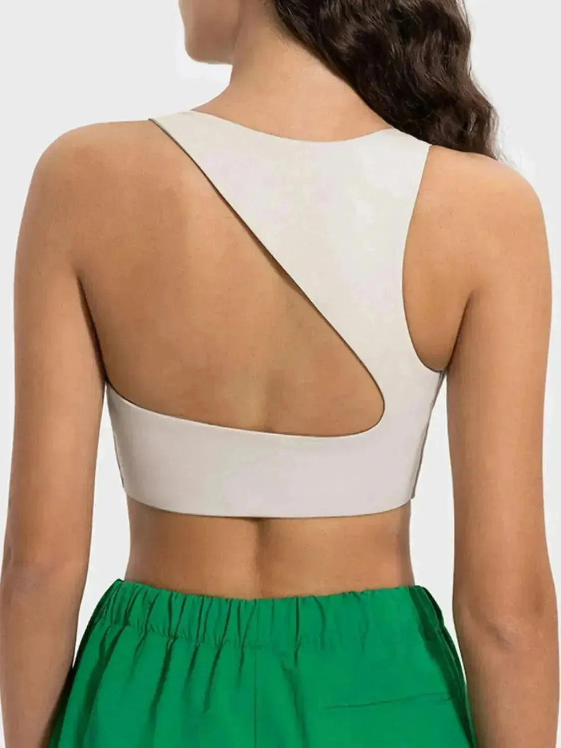 Cutout Round Neck Active Tank - Bad Moms Club