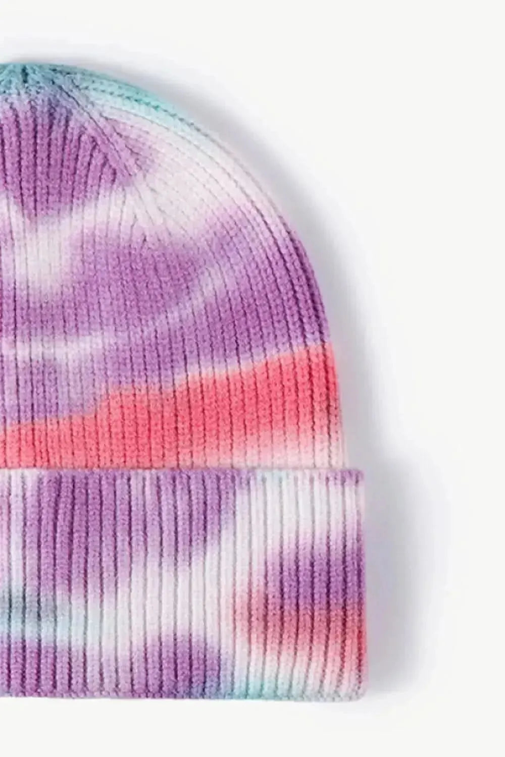 Tie-Dye Cuffed Knit Beanie - Bad Moms Club