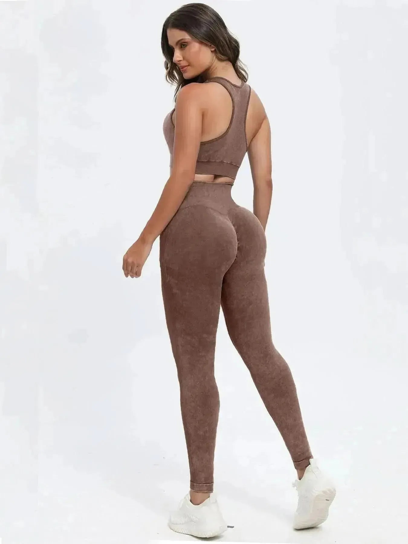 Scoop Neck Wide Strap Top and Pants Active Set - Bad Moms Club